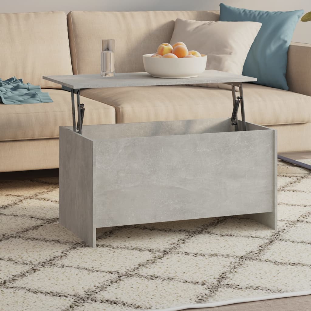 Berkfield Coffee Table Concrete Grey 102x55.5x52.5 cm Engineered Wood