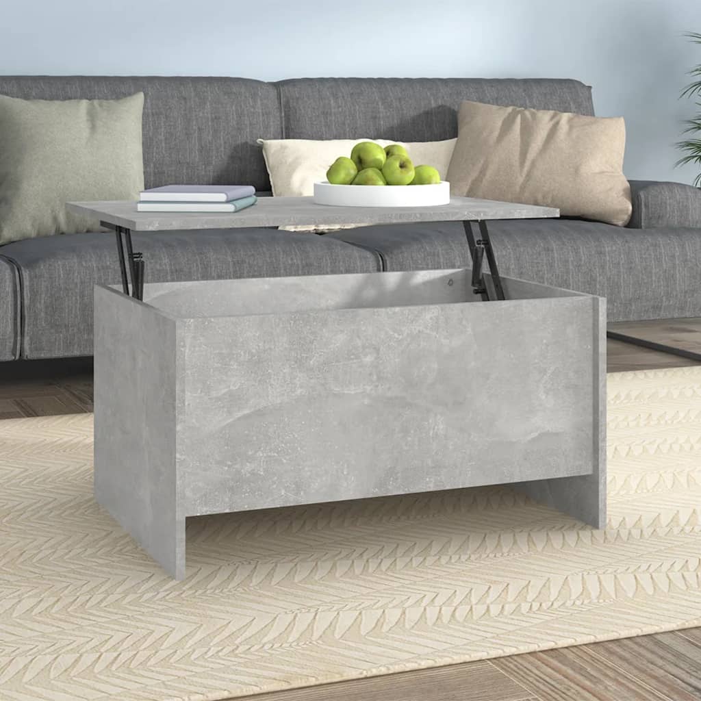 Berkfield Coffee Table Concrete Grey 80x55.5x41.5 cm Engineered Wood