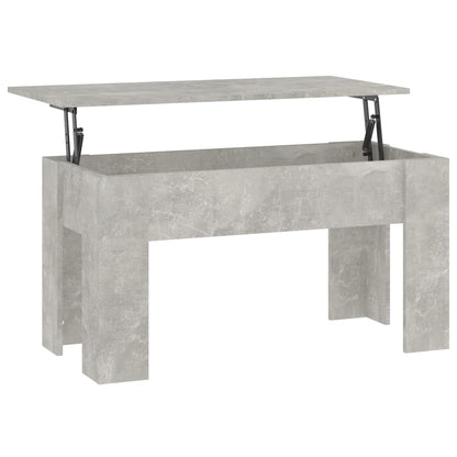 Berkfield Coffee Table Concrete Grey 101x49x52 cm Engineered Wood