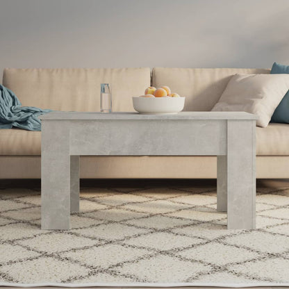 Berkfield Coffee Table Concrete Grey 101x49x52 cm Engineered Wood