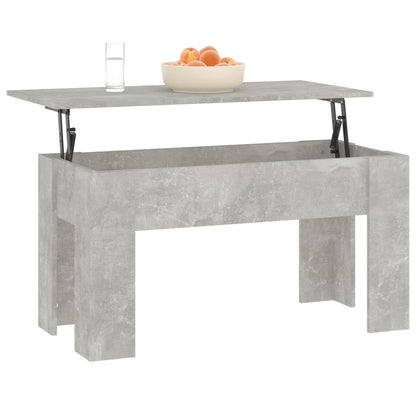Berkfield Coffee Table Concrete Grey 101x49x52 cm Engineered Wood