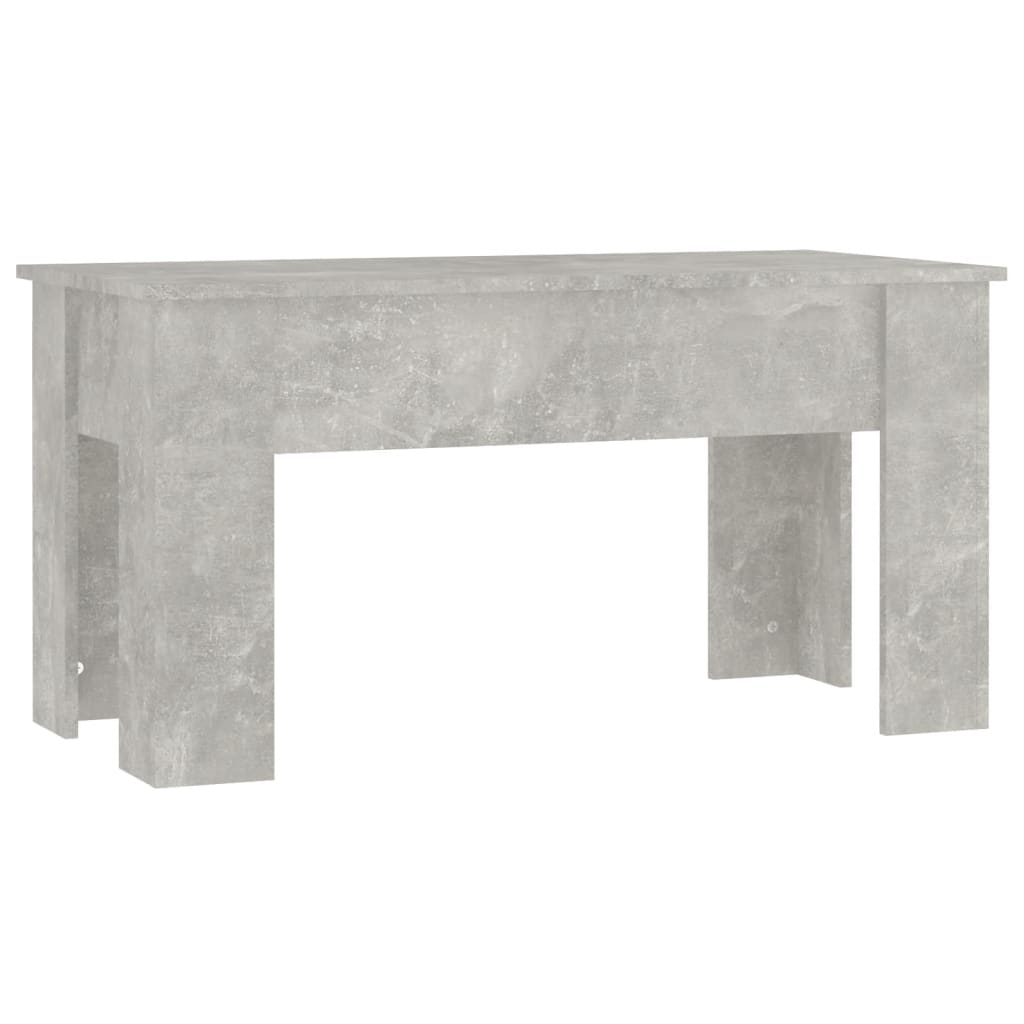 Berkfield Coffee Table Concrete Grey 101x49x52 cm Engineered Wood