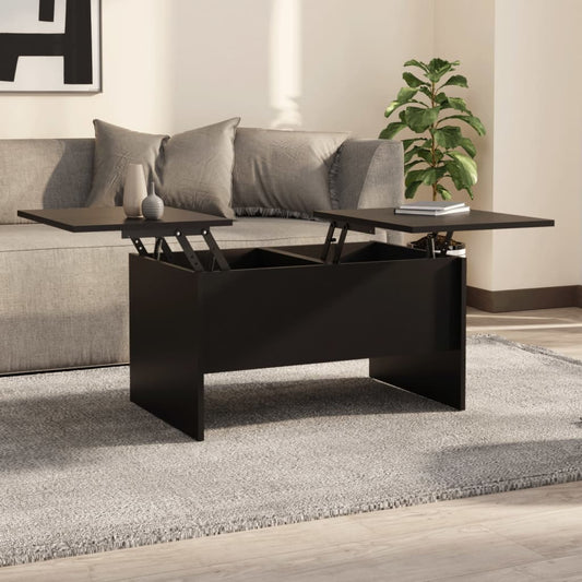 Berkfield Coffee Table Black 80x50x42.5 cm Engineered Wood