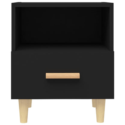 Berkfield Bedside Cabinets 2 pcs Black 40x35x47 cm