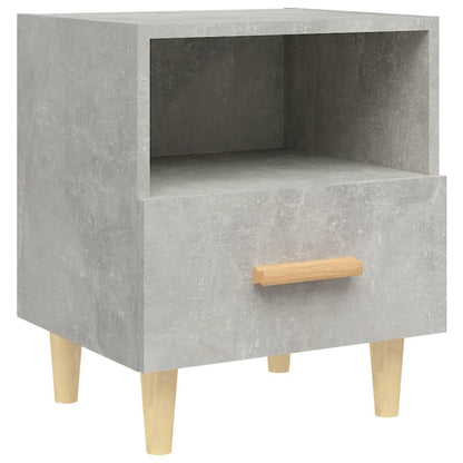 Berkfield Bedside Cabinet Concrete Grey 40x35x47 cm