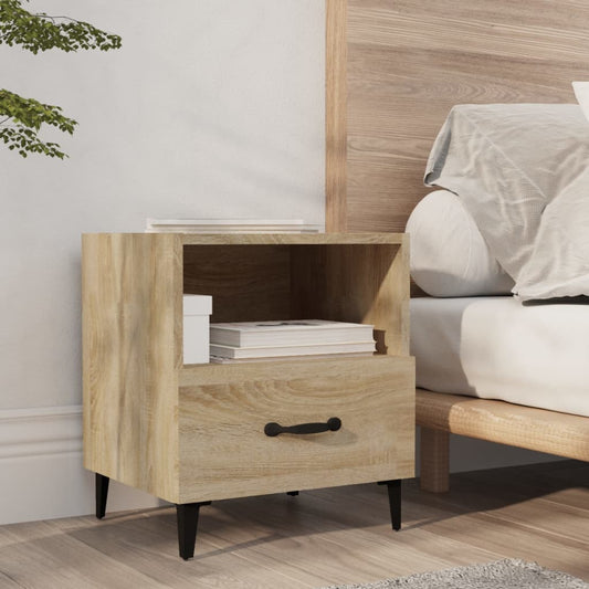 Berkfield Bedside Cabinet Sonoma Oak Engineered Wood