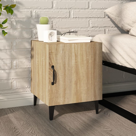 Berkfield Bedside Cabinet Sonoma Oak Engineered Wood
