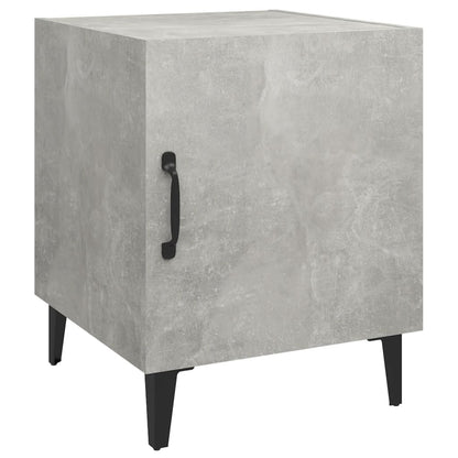 Berkfield Bedside Cabinet Concrete Grey Engineered Wood