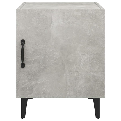 Berkfield Bedside Cabinet Concrete Grey Engineered Wood