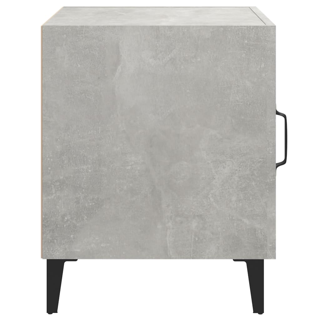 Berkfield Bedside Cabinet Concrete Grey Engineered Wood