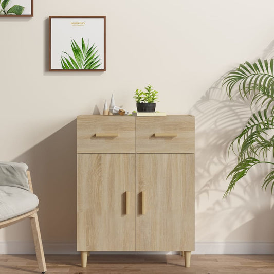 Berkfield Sideboard Sonoma Oak 69.5x34x90 cm Engineered Wood