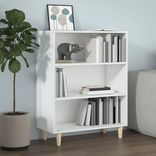 Berkfield Sideboard High Gloss White 69.5x32.5x90 cm Engineered Wood