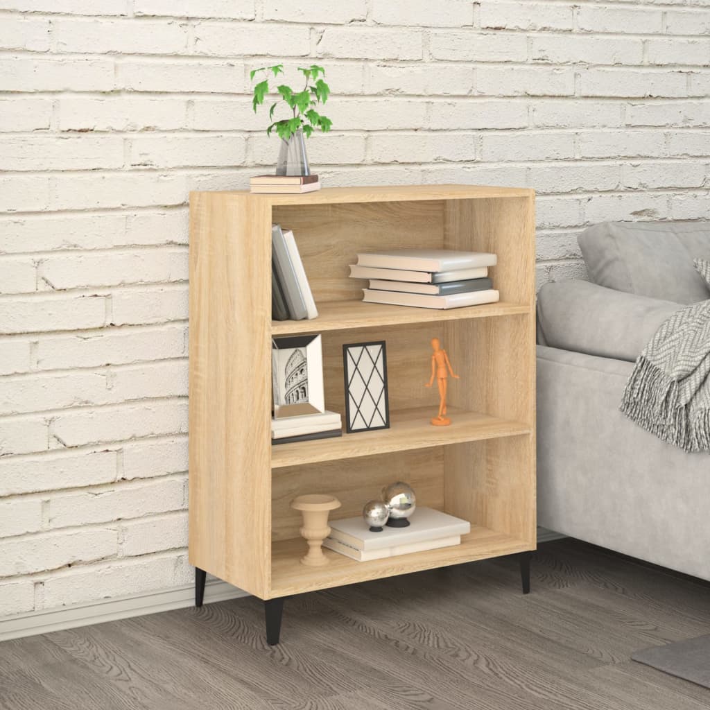 Berkfield Sideboard Sonoma Oak 69.5x32.5x90 cm Engineered Wood