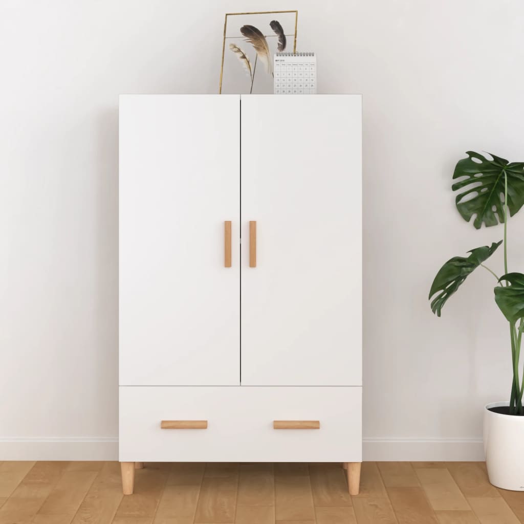 Berkfield Highboard White 70x31x115 cm Engineered Wood