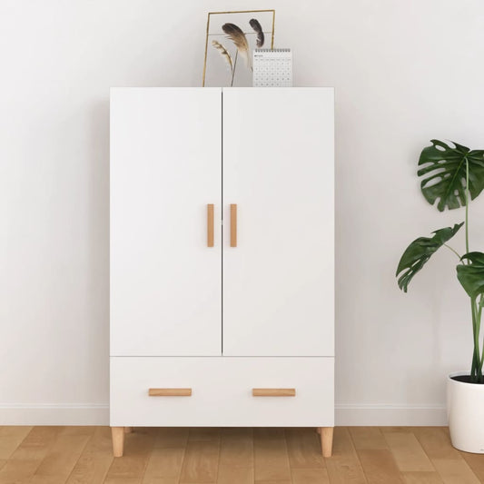 Berkfield Highboard White 70x31x115 cm Engineered Wood