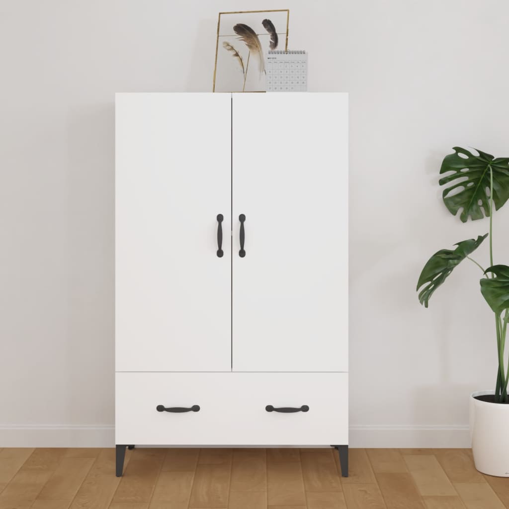 Berkfield Highboard White 70x31x115 cm Engineered Wood
