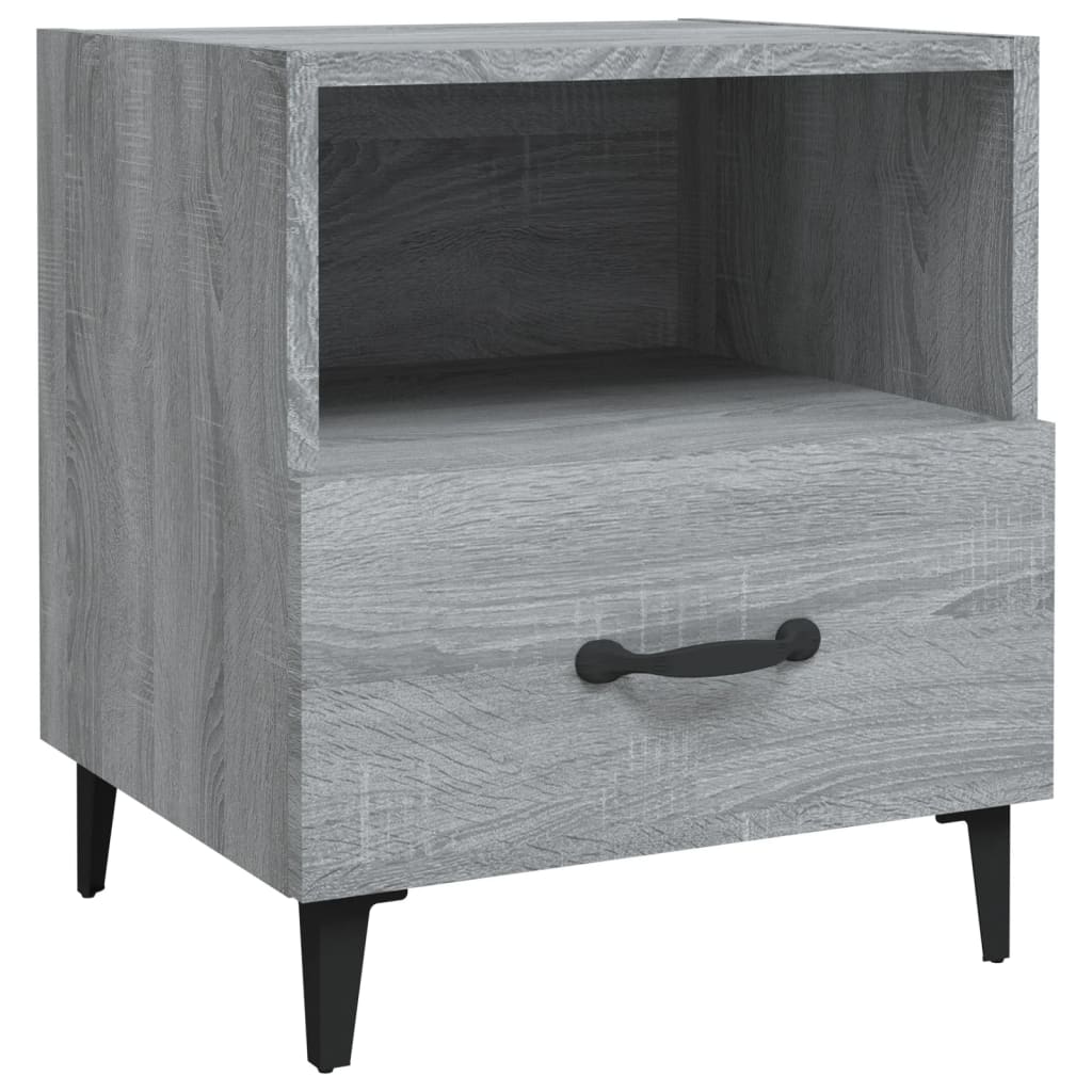 Berkfield Bedside Cabinet Grey Sonoma Engineered Wood