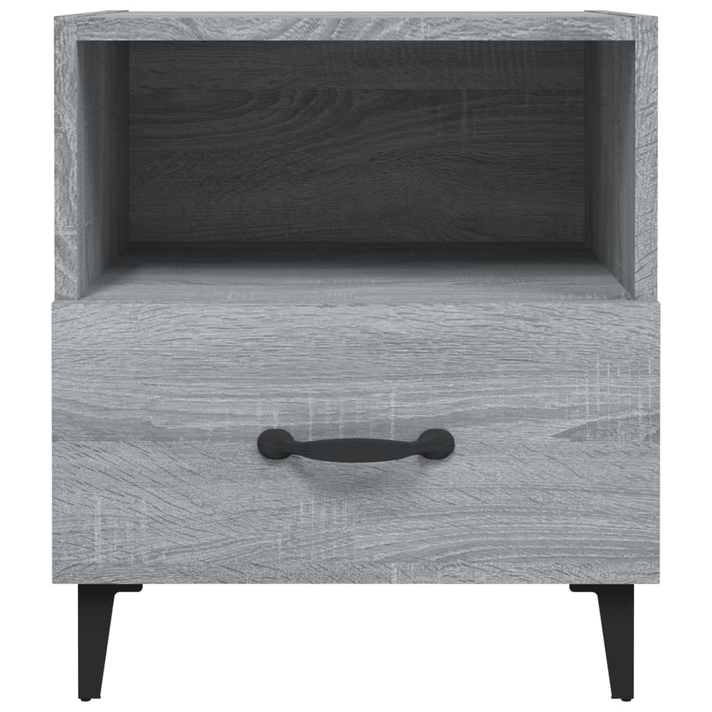 Berkfield Bedside Cabinet Grey Sonoma Engineered Wood