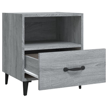 Berkfield Bedside Cabinet Grey Sonoma Engineered Wood