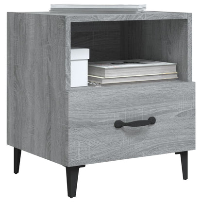Berkfield Bedside Cabinet Grey Sonoma Engineered Wood