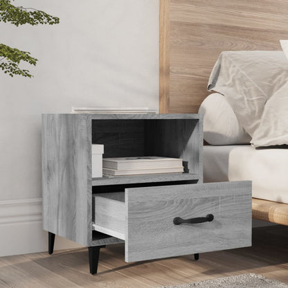 Berkfield Bedside Cabinet Grey Sonoma Engineered Wood