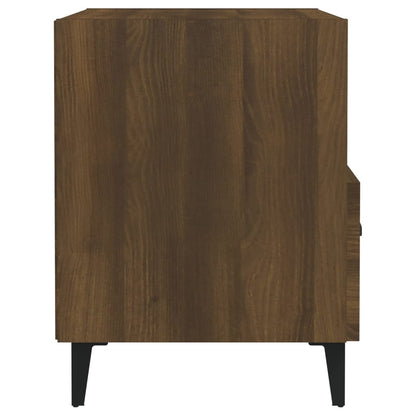 Berkfield Bedside Cabinet Brown Oak Engineered Wood