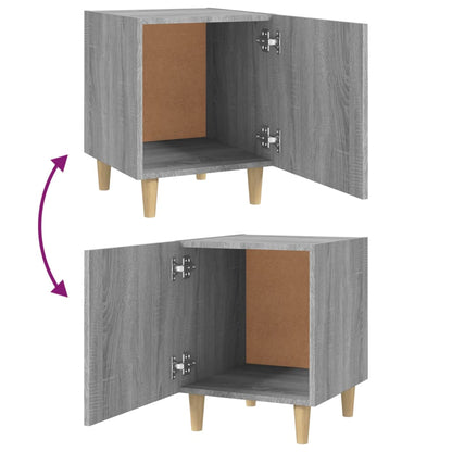 Berkfield Bedside Cabinet Grey Sonoma Engineered Wood