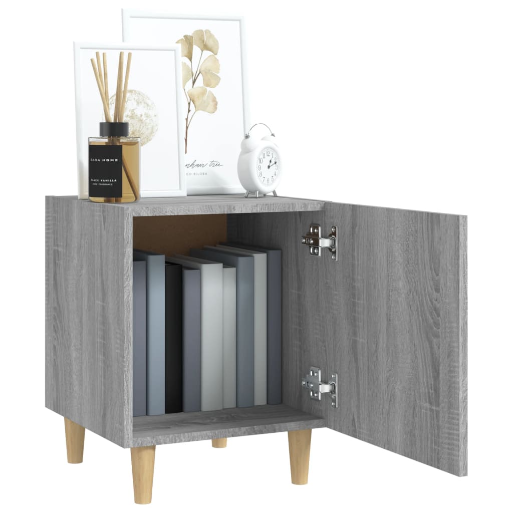 Berkfield Bedside Cabinet Grey Sonoma Engineered Wood