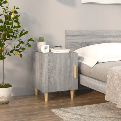 Berkfield Bedside Cabinet Grey Sonoma Engineered Wood