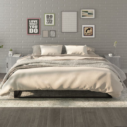 Berkfield Bedside Cabinets 2 pcs Grey Sonoma Engineered Wood
