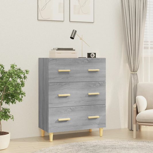 Berkfield Sideboard Grey Sonoma 70x34x90 cm Engineered Wood
