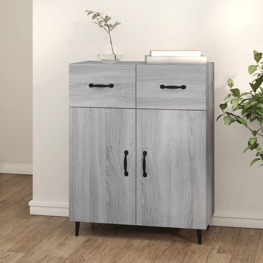 Berkfield Sideboard Grey Sonoma 69.5x34x90 cm Engineered Wood