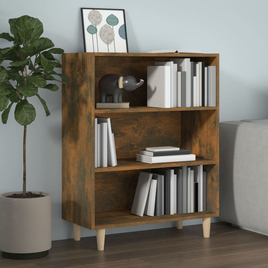 Berkfield Sideboard Smoked Oak 69.5x32.5x90 cm Engineered Wood