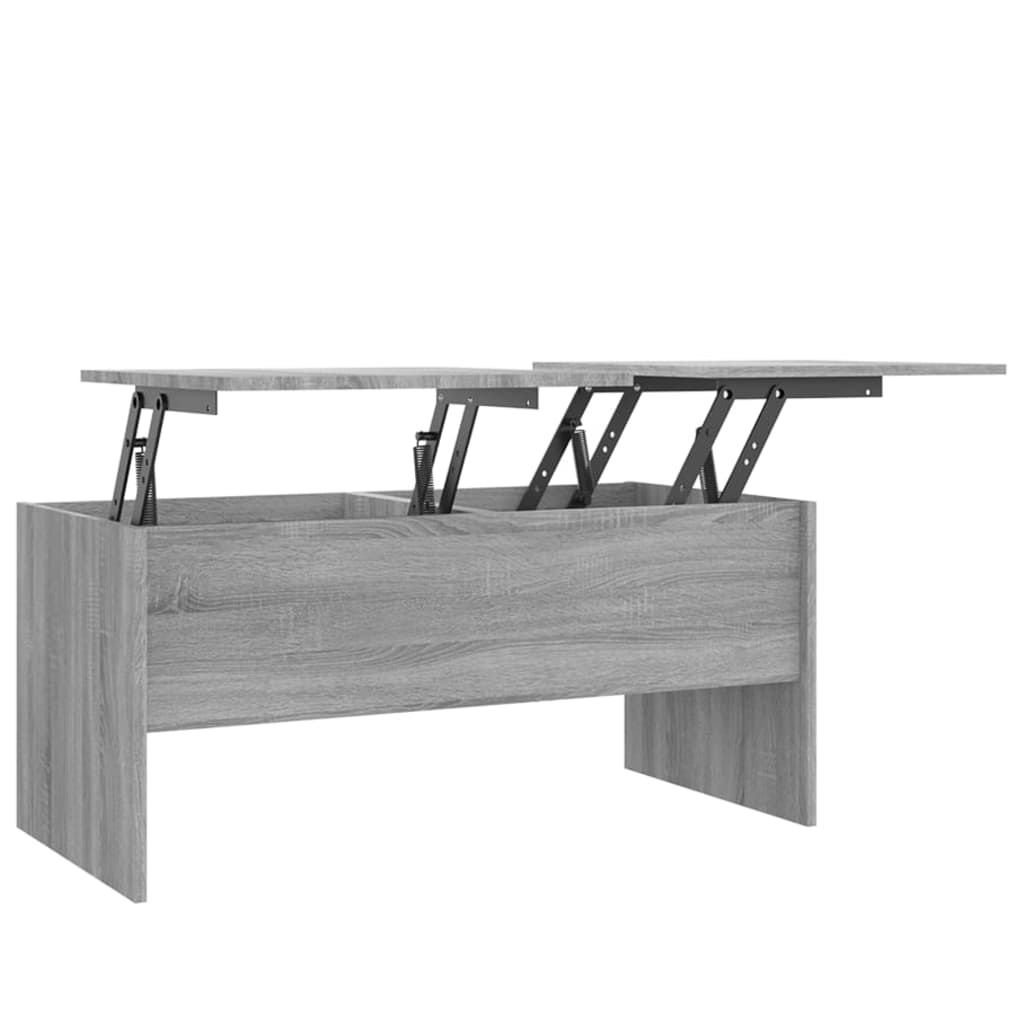 Berkfield Coffee Table Grey Sonoma 102x50.5x46.5 cm Engineered Wood