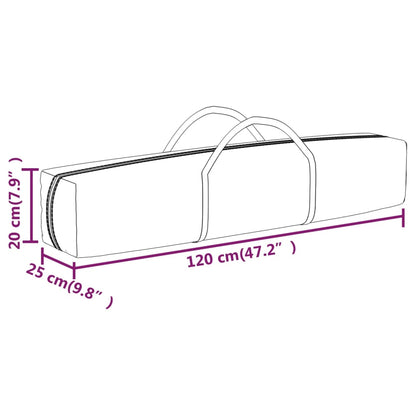 Berkfield Folding Party Tent Black 2x2 m