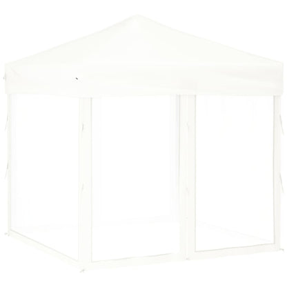 Berkfield Folding Party Tent with Sidewalls White 2x2 m