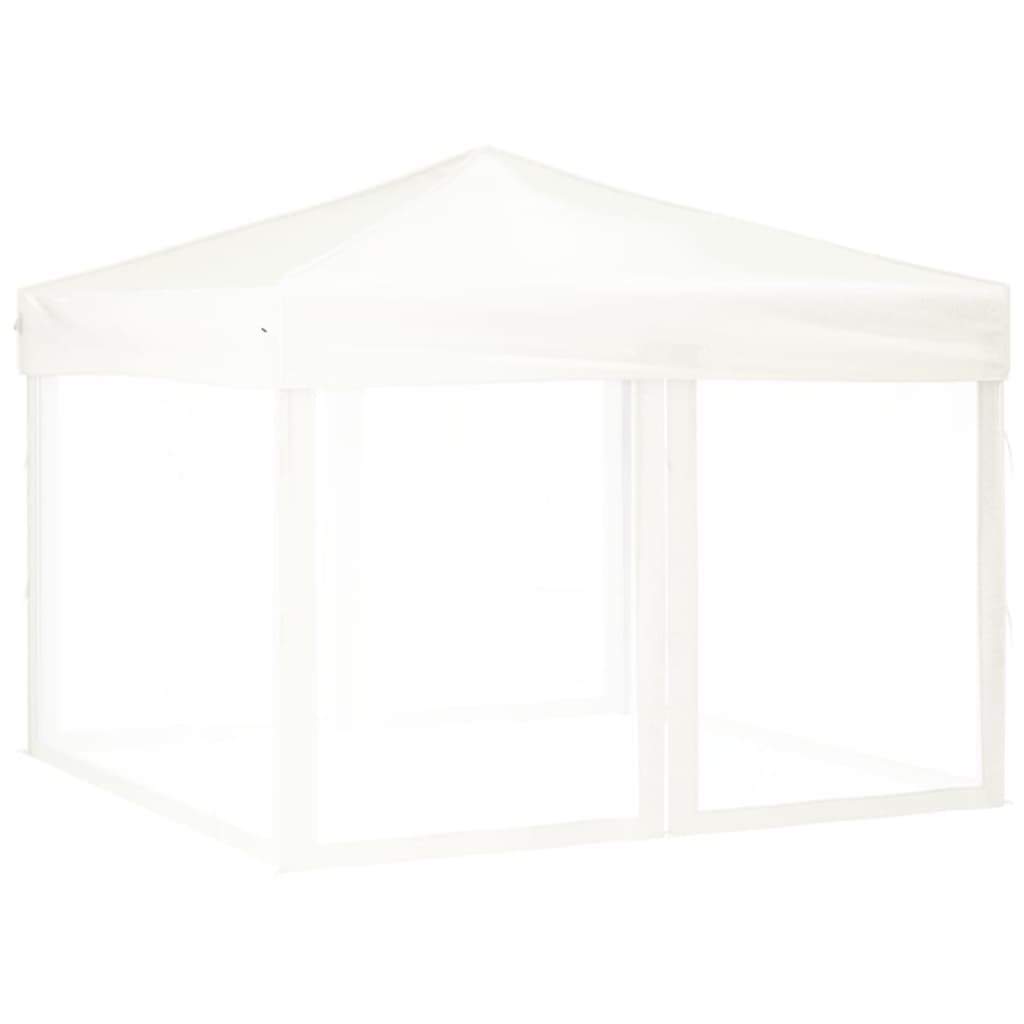 Berkfield Folding Party Tent with Sidewalls White 3x3 m