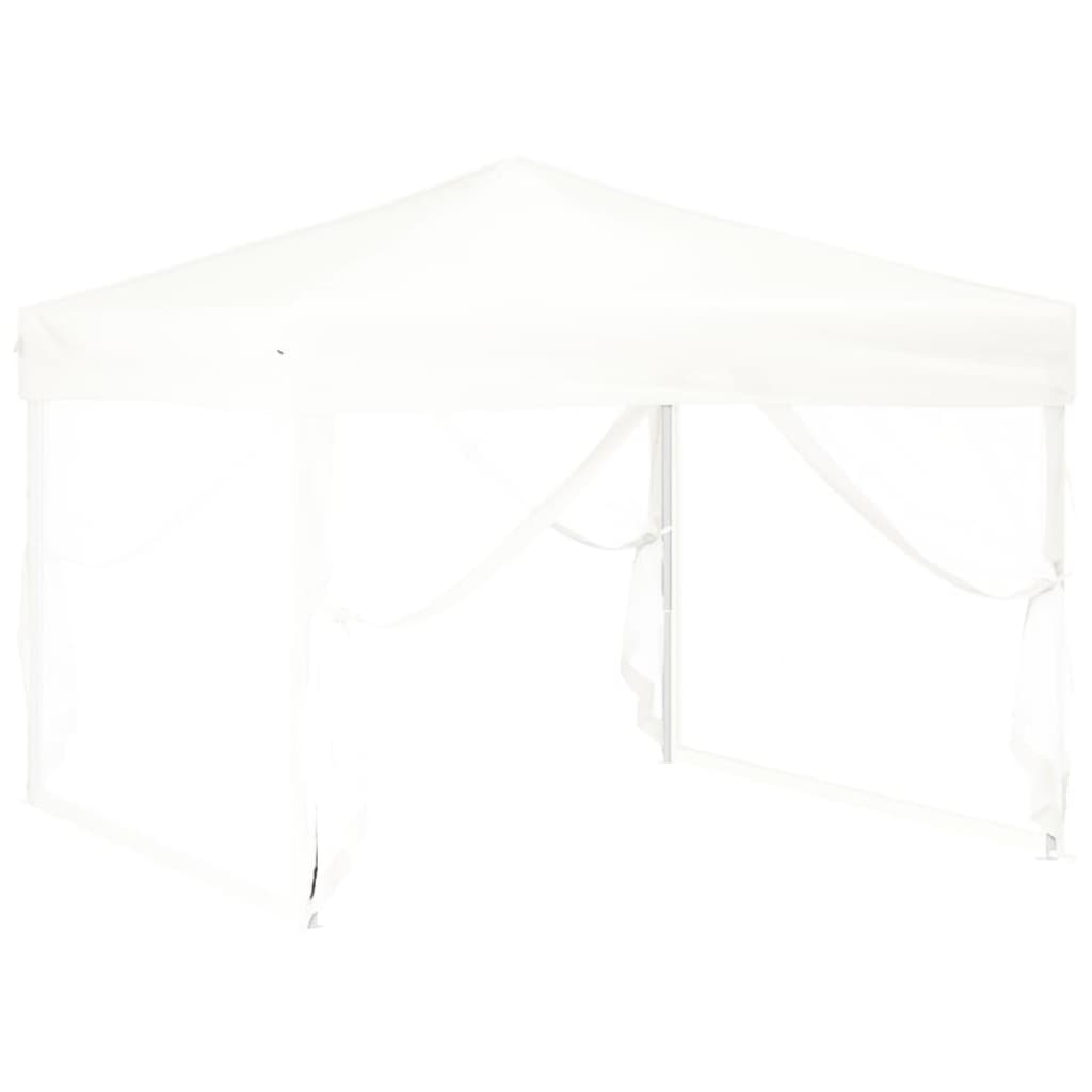 Berkfield Folding Party Tent with Sidewalls White 3x3 m