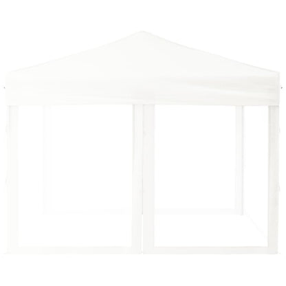 Berkfield Folding Party Tent with Sidewalls White 3x3 m