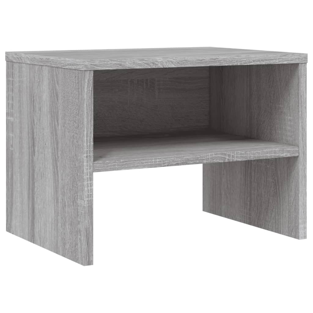 Berkfield Bedside Cabinet Grey Sonoma 40x30x30 cm Engineered Wood