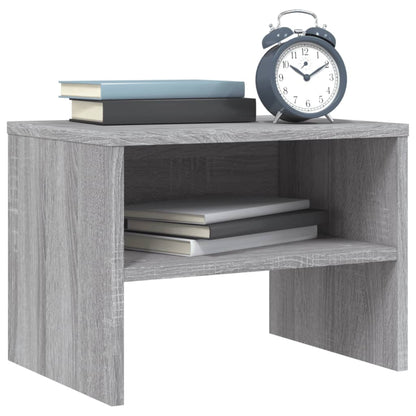 Berkfield Bedside Cabinet Grey Sonoma 40x30x30 cm Engineered Wood