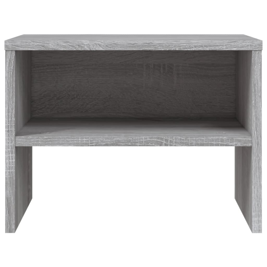 Berkfield Bedside Cabinet Grey Sonoma 40x30x30 cm Engineered Wood