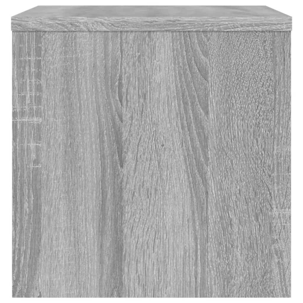 Berkfield Bedside Cabinet Grey Sonoma 40x30x30 cm Engineered Wood