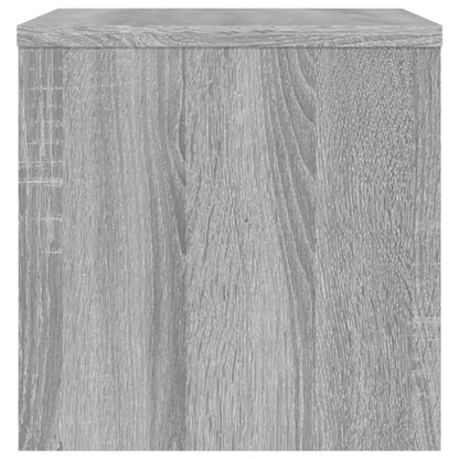 Berkfield Bedside Cabinet Grey Sonoma 40x30x30 cm Engineered Wood