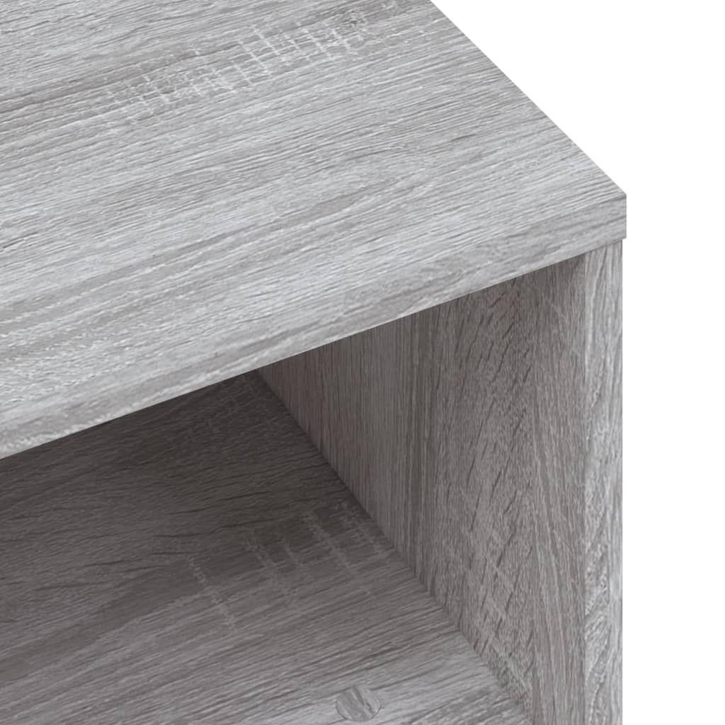 Berkfield Bedside Cabinet Grey Sonoma 40x30x30 cm Engineered Wood