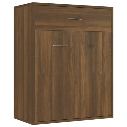 Berkfield Sideboard Brown Oak 60x30x75 cm Engineered Wood