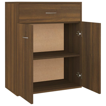 Berkfield Sideboard Brown Oak 60x30x75 cm Engineered Wood