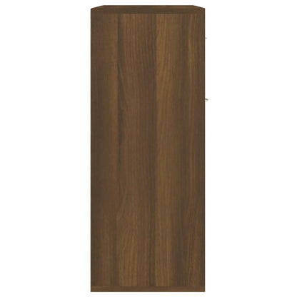 Berkfield Sideboard Brown Oak 60x30x75 cm Engineered Wood