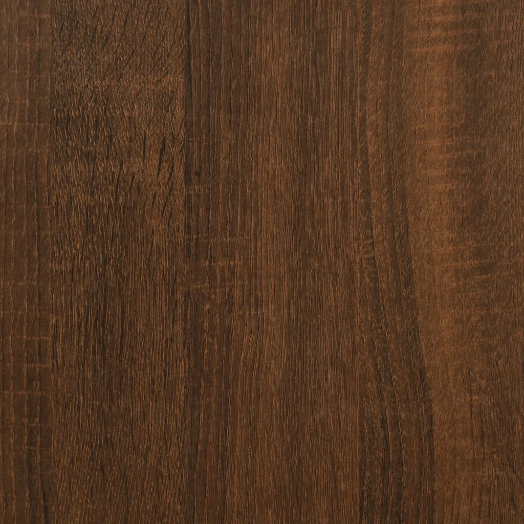 Berkfield Shoe Cabinet Brown Oak 60x35x84 cm Engineered Wood