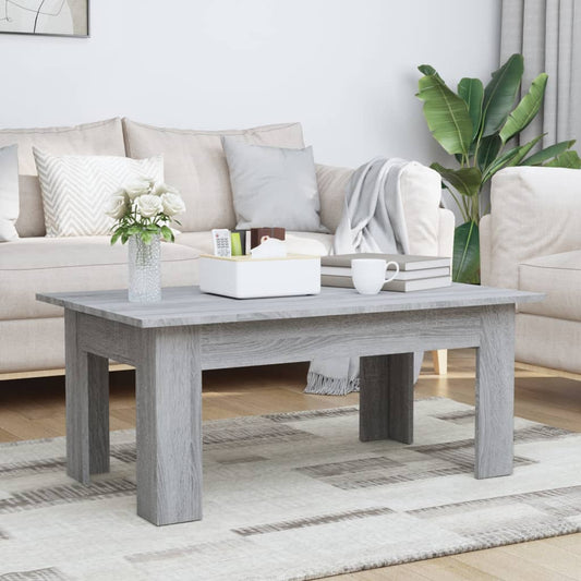 Berkfield Coffee Table Grey Sonoma 100x60x42 cm Engineered Wood